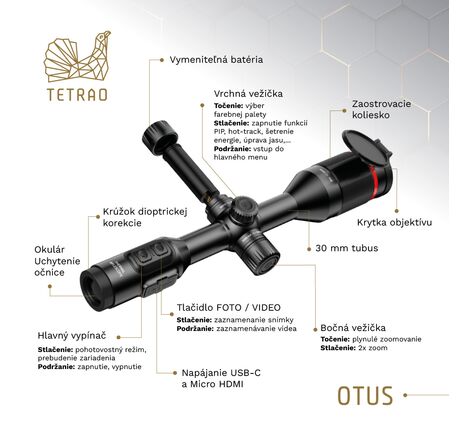 Termovízny zameriavač TETRAO OTUS 650x 50 Hz - detekcia 3300 m, image-11