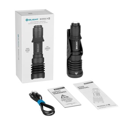LED baterka Olight Warrior X 4 2600 lm dosvit 630 metrov  , image-4