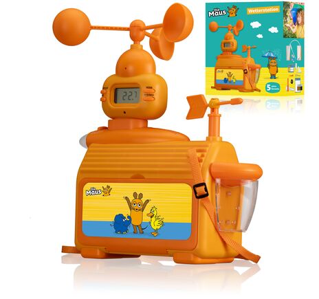 Chcete sa spolu s postavami z filmu "Die Sendung mit der Maus" dozvedieť viac o počasí? Potom sa staňte odborníkom na podnebie s touto Meteorologick