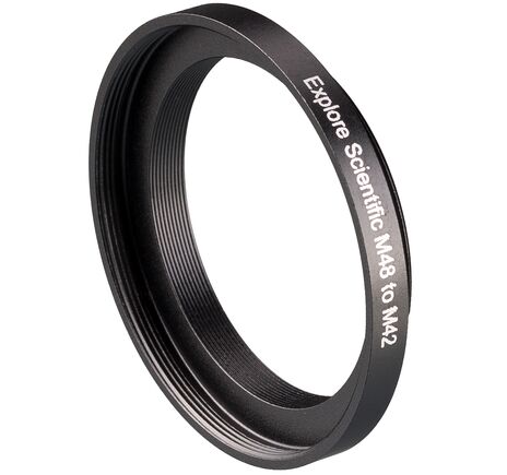 Redukčný adaptér EXPLORE SCIENTIFIC T2 z M48×0.75 na M42×0.75