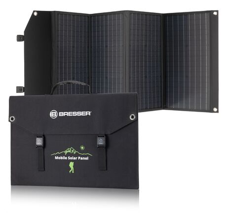 Prenosná solárna nabíjačka BRESSER 120 W s USB a DC výstupom