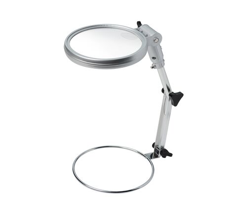 Šijacia lupa BRESSER 2×/4× s LED osvetlením Ø 120 mm