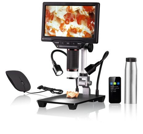 Bresser WLAN 1080p Digitálny mikroskop 2L s LCD obrazovkou