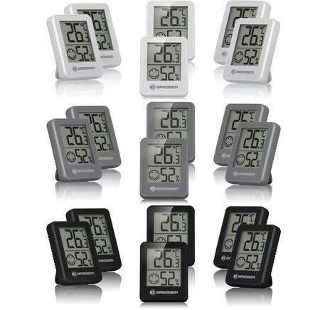 Sada termo-hygrometrov BRESSER ClimaTemp – 6 ks