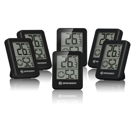 Termo-hygrometer BRESSER ClimaTemp – sada 6 ks