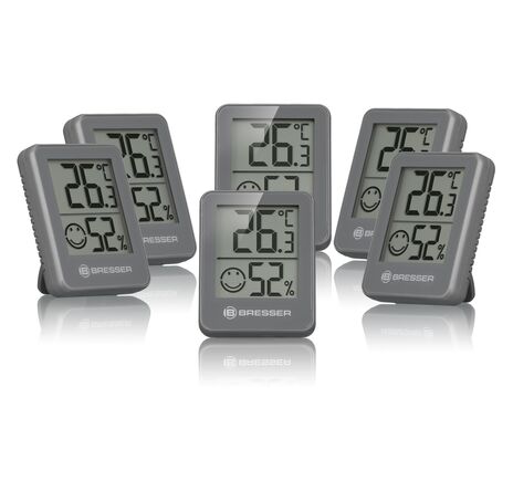 Termo-hygrometer BRESSER ClimaTemp – sada 6 ks