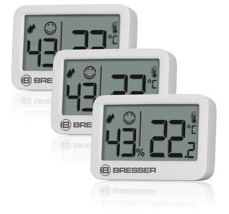 Sada termo-hygrometrov BRESSER Tempy – 3 ks