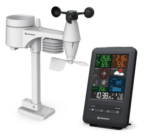 Meteostanica BRESSER 5-v-1 Beaufort s farebným displejom