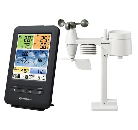 WLAN farebná meteostanica BRESSER s 5-v-1 profi senzorom V