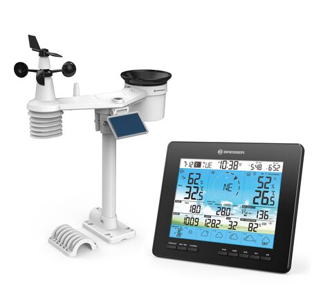 WLAN meteostanica BRESSER 6-dňová 4CAST PRO 7-v-1 solárna