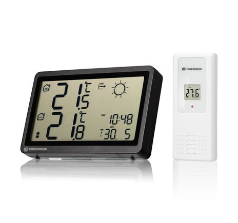 Funkčná meteostanica BRESSER Meteo Temp HZ – čierna