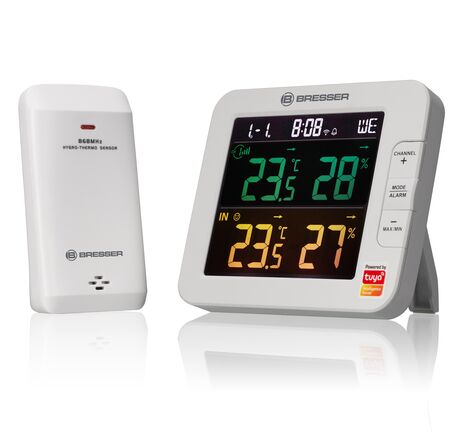 Smart Home termo-hygrometer BRESSER 7-kanálový Tuya