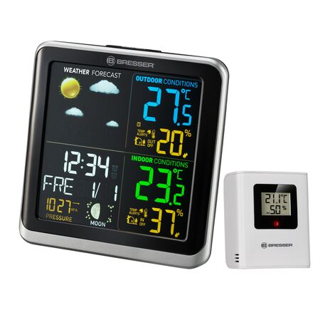 Meteostanica BRESSER ClimaTemp TB s LCD farebným displejom