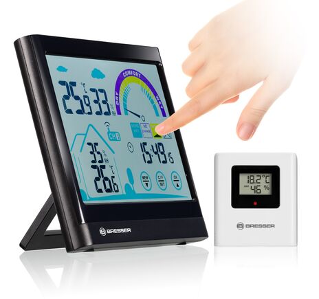 Termo-hygrometer BRESSER VentAir s dotykovým displejom