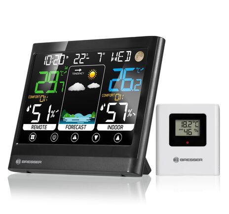 Meteostanica BRESSER MeteoTemp BF s dotykovým displejom