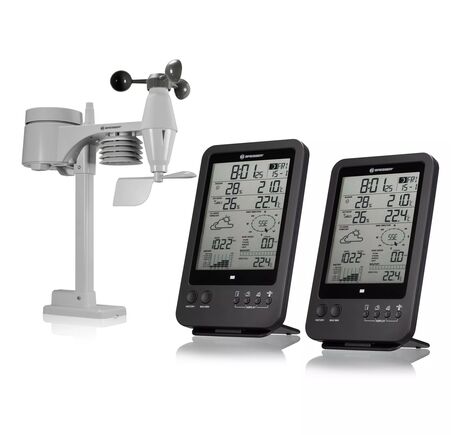 Meteorologická stanica BRESSER 5 v 1 s prídavnou základňovou stanicou