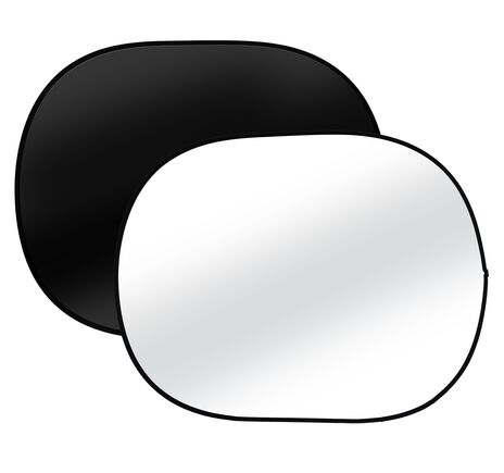 Skladacie pozadie BRESSER BR-3 150 × 200 cm – čierne/biele