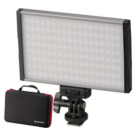 LED videolampa BRESSER PT Pro 15B Bi-Color s obalom