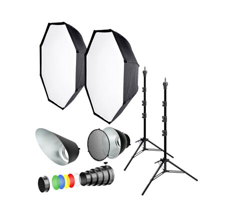 Štúdiový bleskový set BRESSER č. 1