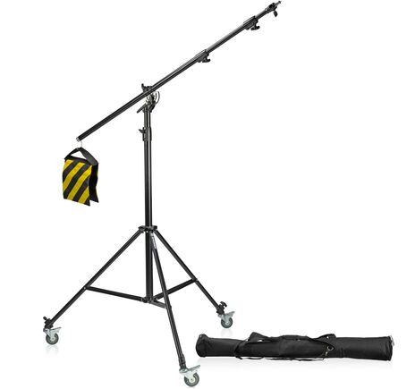 Lampenstativ BRESSER BR-LB300 s otočným ramenom a kolieskami