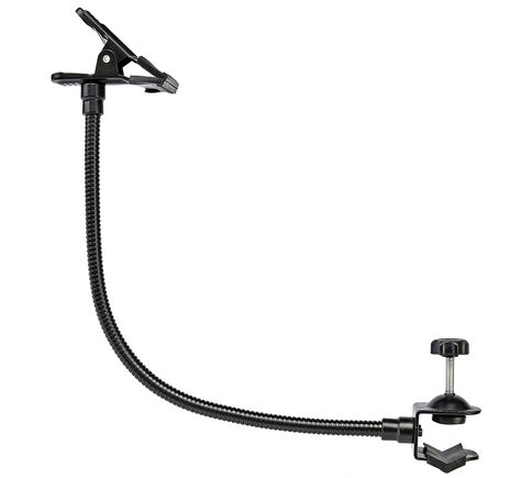 Husí krk BRESSER BR-21 s držiakom a svorkami