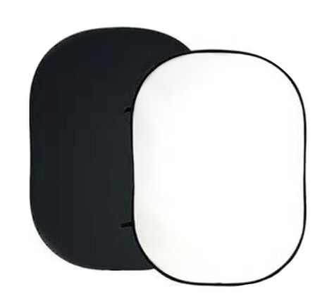 Skladacie pozadie BRESSER BR-3 180 × 240 cm – čierne/biele