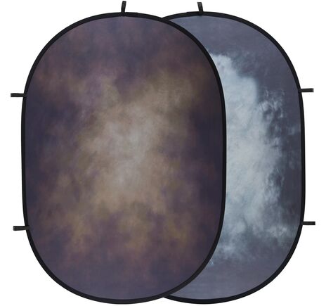 Skladacie pozadie BRESSER BR-FB38 150 × 200 cm fialové/modré