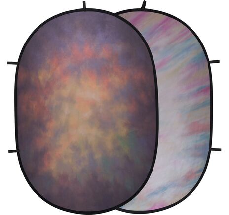 Skladacie pozadie BRESSER BR-FB1411 150 × 200 cm fialové/ružové