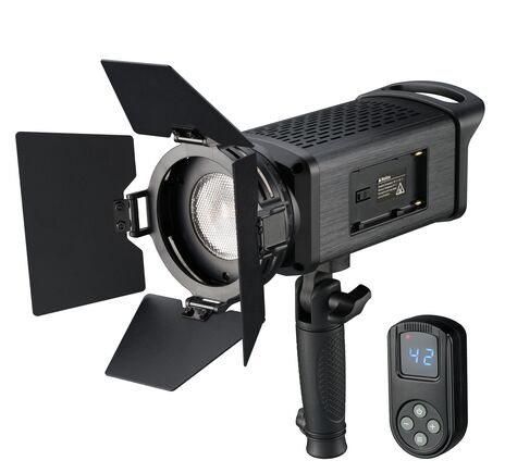 LED Fresnel lampa BRESSER SP-60 60W s diaľkovým ovládaním