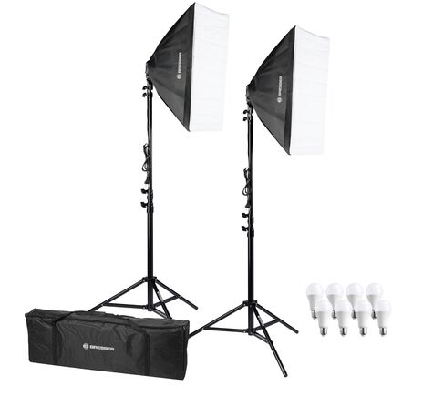 Denné LED svetlo BRESSER BR-2845 so softboxami