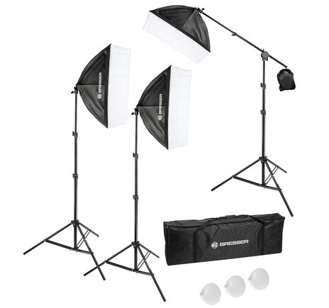 LED denný set BRESSER BR-230B so softboxmi