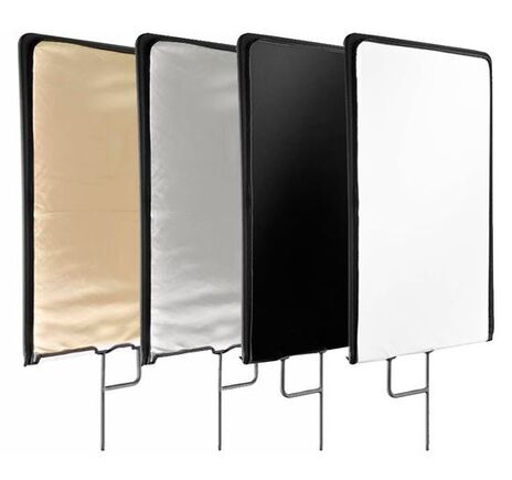 C-Stand BRESSER 5-v-1 Flag Panel 75 × 90 cm