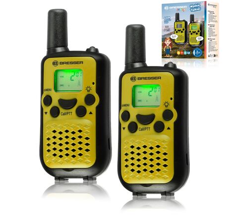 Detská vysielačka BRESSER JUNIOR – 2 ks, dosah do 6 km, handsfree