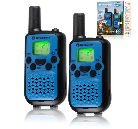 Detská vysielačka BRESSER JUNIOR – 2 ks, dosah do 6 km, handsfree