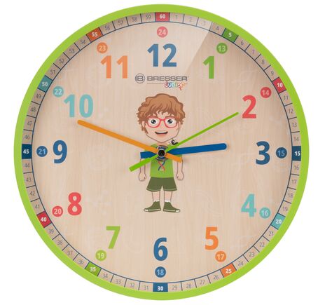 Detské nástenné hodiny BRESSER JUNIOR