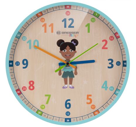 Detské nástenné hodiny BRESSER JUNIOR