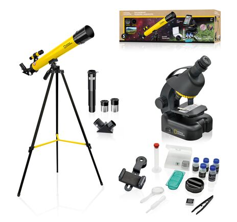 Začiatočnícka Sada NATIONAL GEOGRAPHIC – teleskop + mikroskop