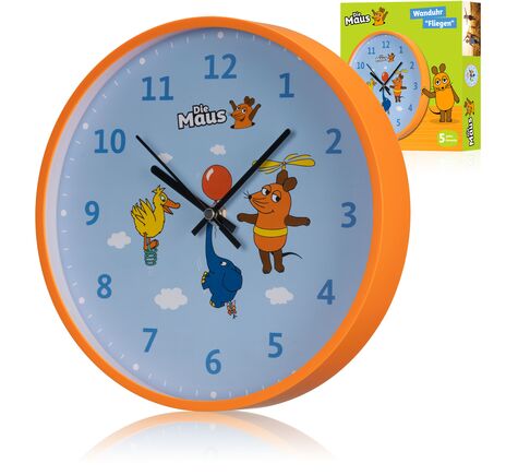Chcete sa naučiť určovať čas a páči sa vám "Die Sendung mit der Maus"? Potom sú tieto TheMouse detské nástenné hodiny tvojím novým priateľom v d
