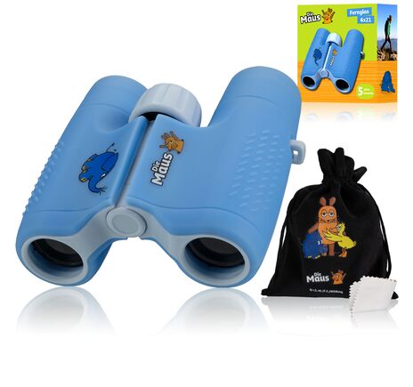 DieMaus Detský ďalekohľad Blue s puzdrom