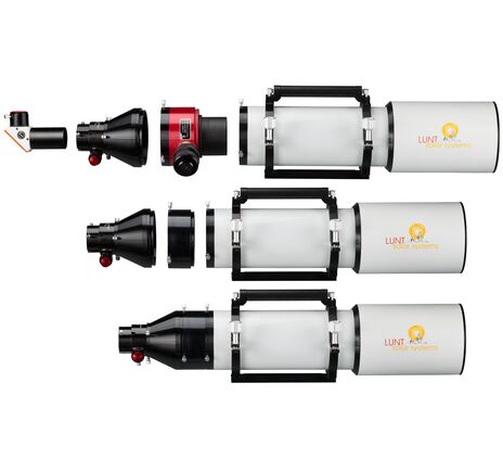 LUNT LS130MT/B1200R&amp;P Viacúčelový APO teleskop na Slnko + nočnú oblohu, image-4