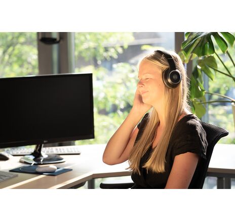 BRESSER Bluetooth slúchadlá cez uši čierne |, image-2