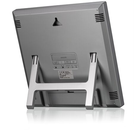 BRESSER ClimaTemp JC LCD Weather-Clock strieborný, image-2