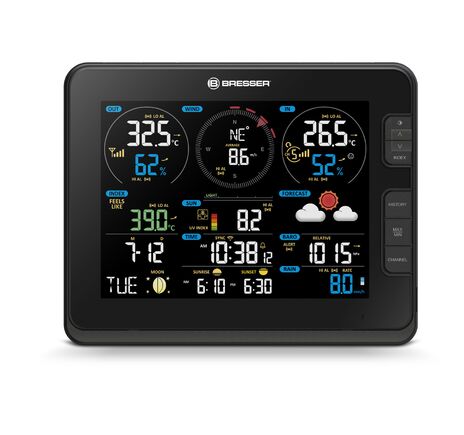 Profesionálna meteorologická stanica 7 v 1 Wi-Fi BRESSER s funkciou merania intenzity svetla a UV žiarenia, image-4