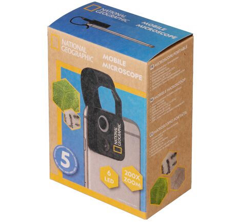 Mikroskop NATIONAL GEOGRAPHIC 200x pre smartfóny s CPL, image-6