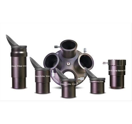 Baader Q-Turret Okularsatz (Okularrevolver, 3x Classic Ortho, 1x Classic Plössl, 1x Q-Barlow 2.25x), image-3