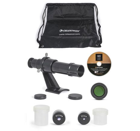 Celestron FirstScope 76 Accessory-Set – príslušenstvo k zrkadlovému newtonovskému teleskopu