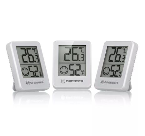 BRESSER ClimaTrend Hygro Indikator 3er-Set Thermo-Hygrometer