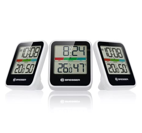 BRESSER Climate Monitor Thermo-Hygrometer DCF 3-piece Set