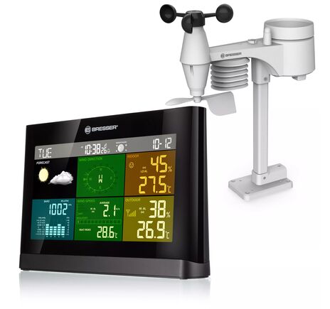 BRESSER 5-in-1 Comfort Weather Station with Colour Display