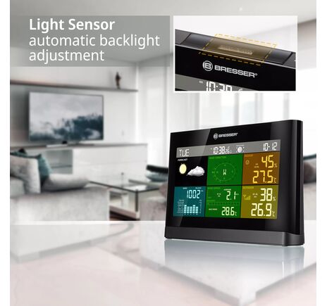 BRESSER 5-in-1 Comfort Weather Station with Colour Display, image-7